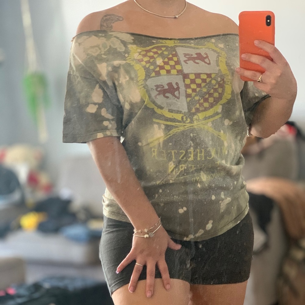 Off the shoulder lounge shirt